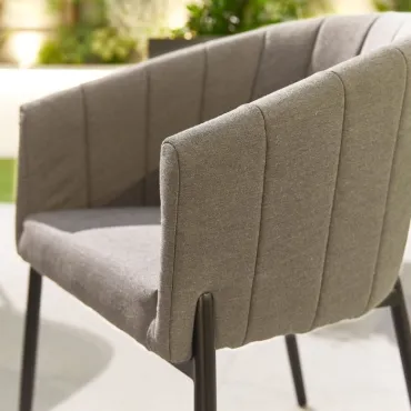 Edge All Weather Fabric Dining Chair Set of 2