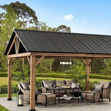 Cedar Hard Top Gazebo | 4.MX4.65M