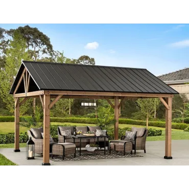 Cedar Hard Top Gazebo | 4.MX4.65M