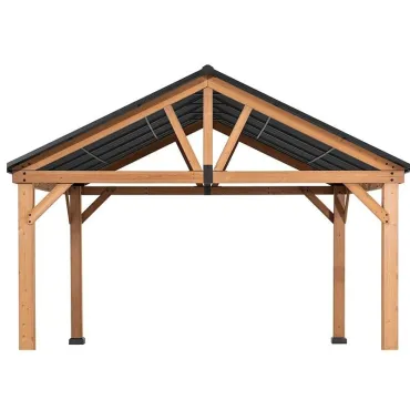 Wooden Gazebos Cedar Hard Top Gazebo | 4.MX4.65M