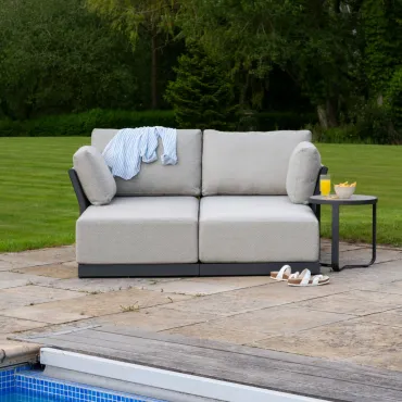 Jude Rope Aluminium Chaise Day Bed  - 3