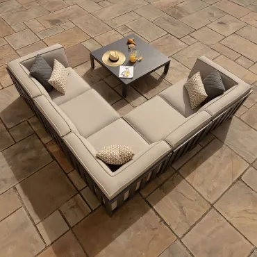 Ibiza Small Corner Sofa Set & Square Coffee Table