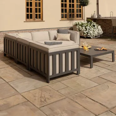 Ibiza Small Corner Sofa Set & Square Coffee Table