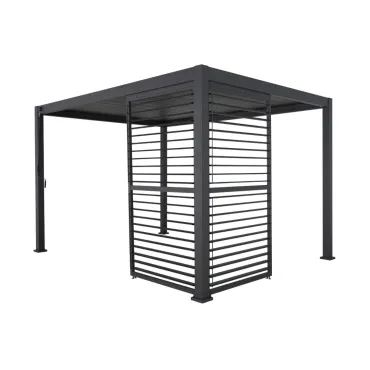 Titan 1.2 Aluminium Louvres Adjustable Side Wall for 3.6m