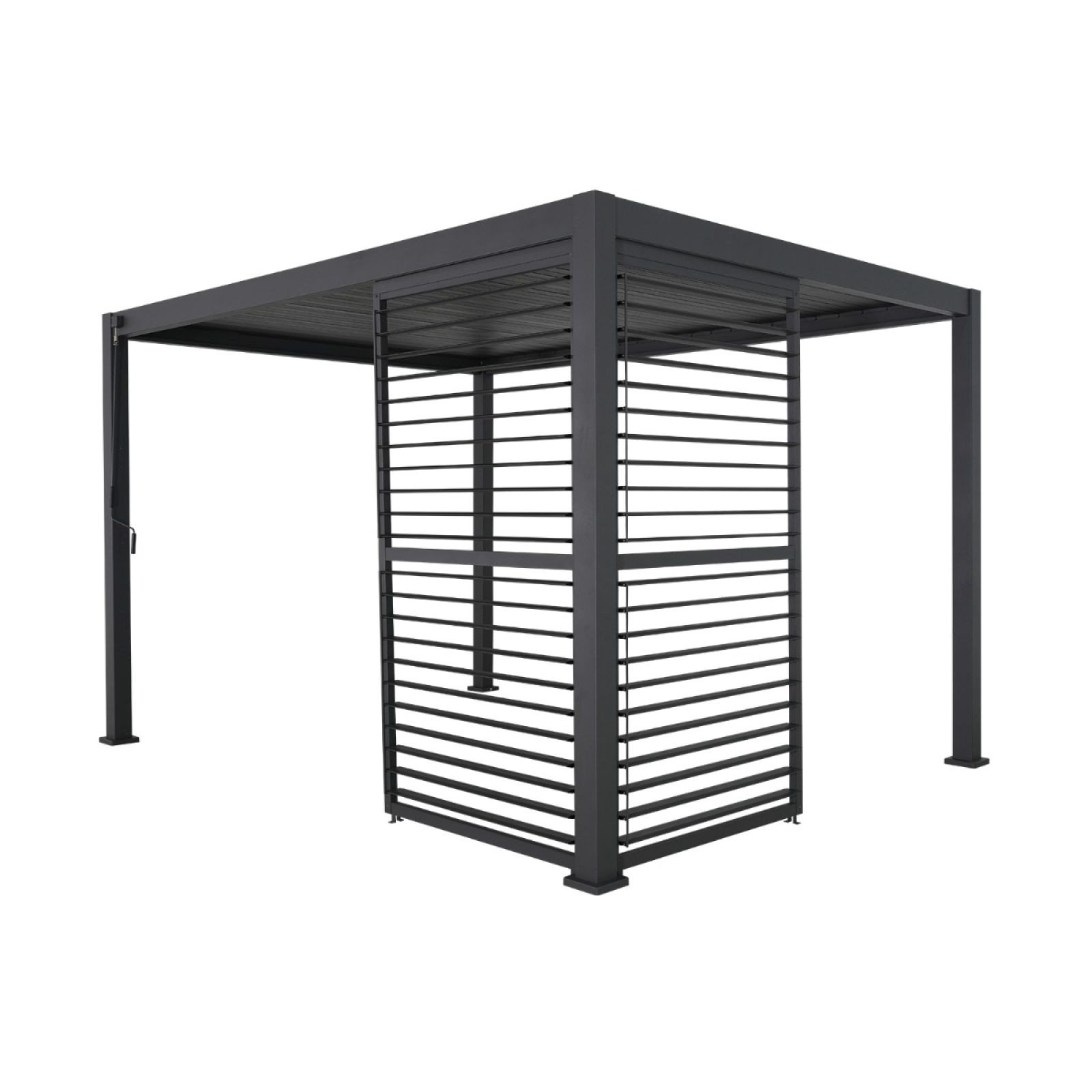 Titan 1.2 Aluminium Louvres Adjustable Side Wall for 3.6m