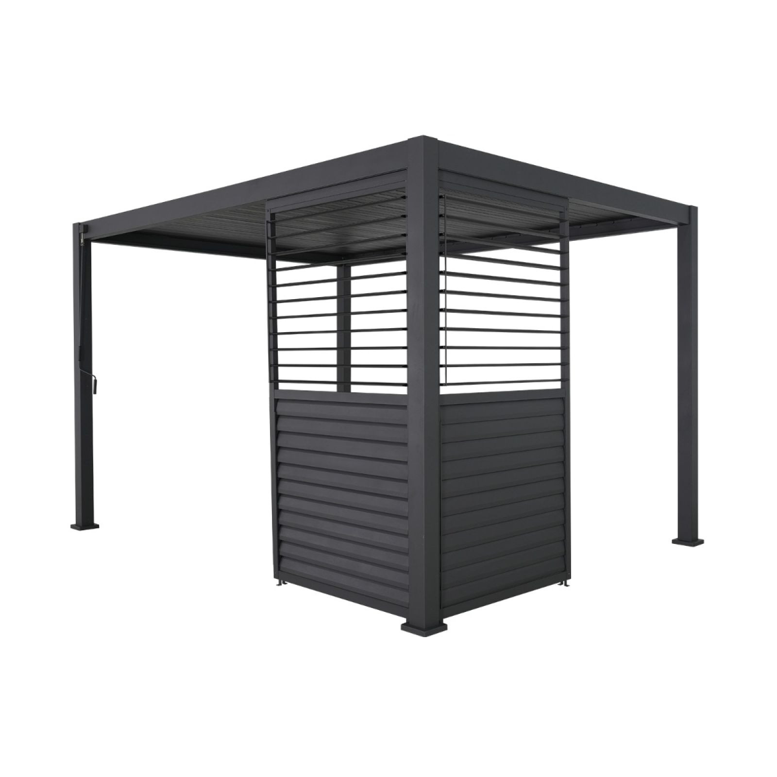 Titan 1.2 Aluminium Louvres Adjustable Side Wall for 3.6m