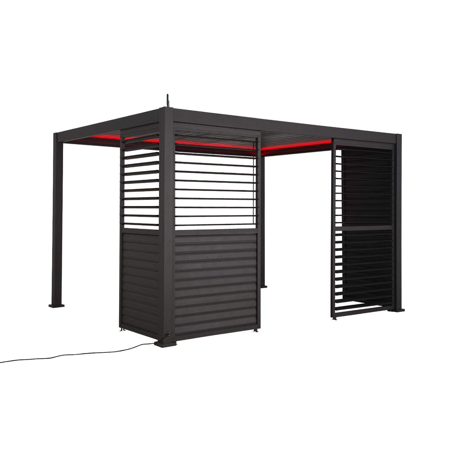 Titan 1.2 Aluminium Louvres Adjustable Side Wall for 3.6m
