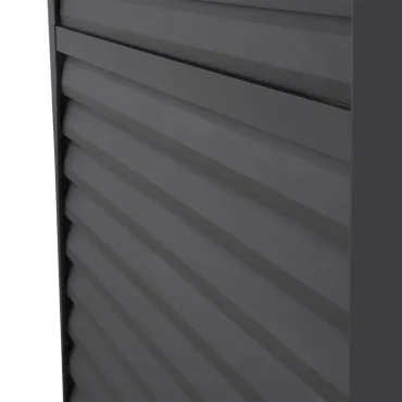 Titan 1.2 Aluminium Louvres Adjustable Side Wall for 3.6m