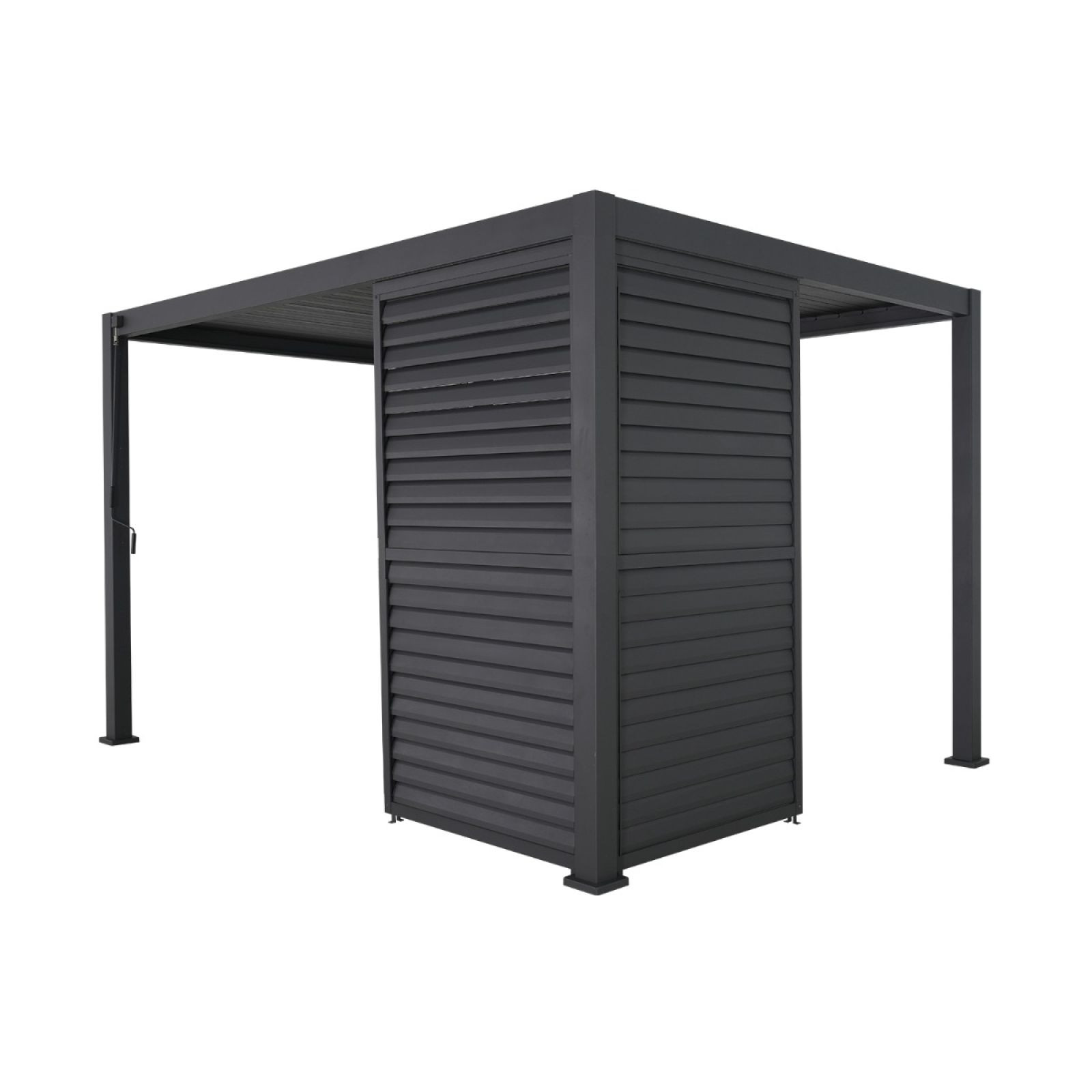 Titan 1.2 Aluminium Louvres Adjustable Side Wall for 3.6m