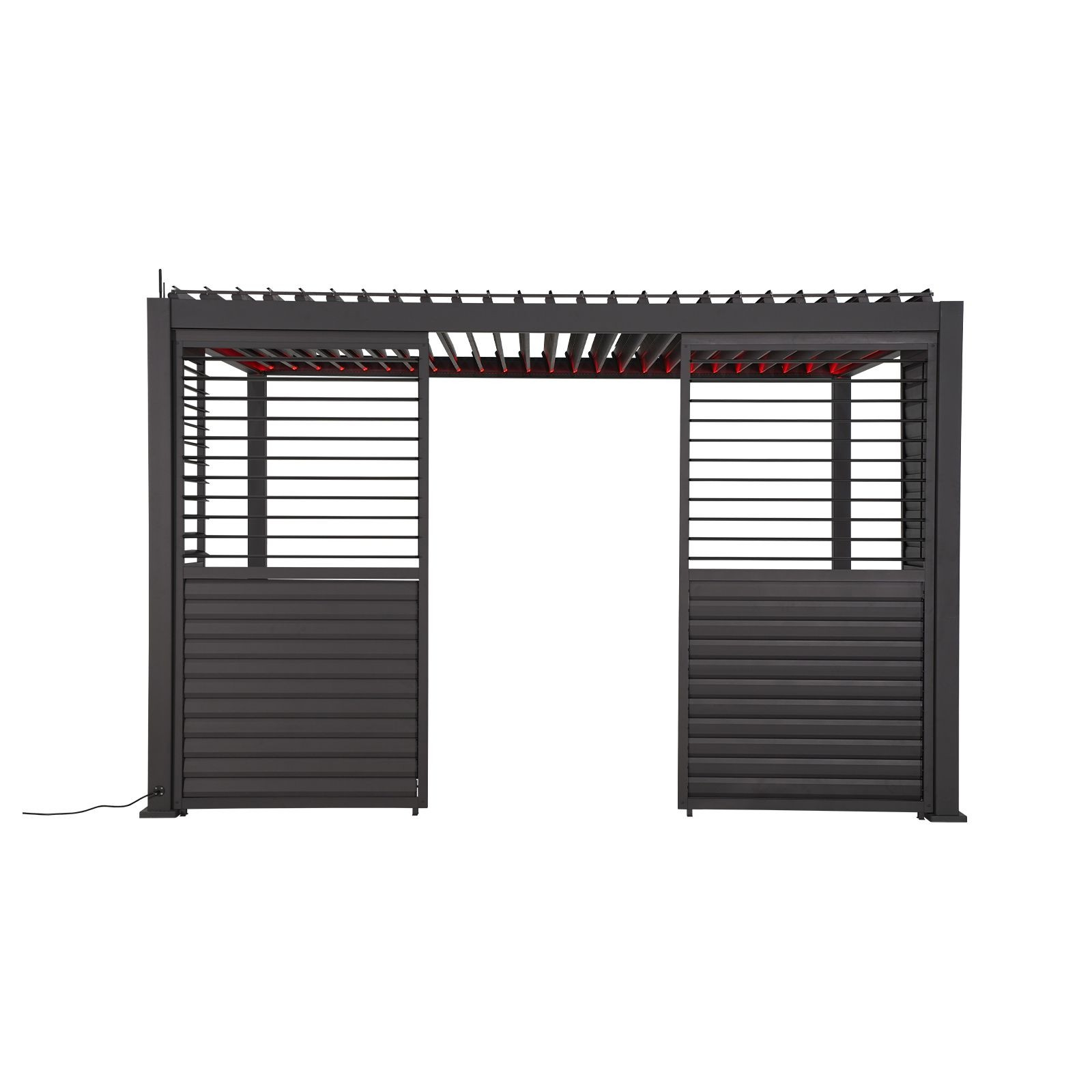 Titan 1.2 Aluminium Louvres Adjustable Side Wall for 3.6m