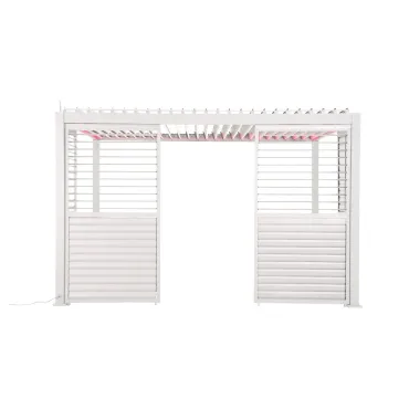 Titan 1.2 Aluminium Louvres Adjustable Side Wall for 3.6m