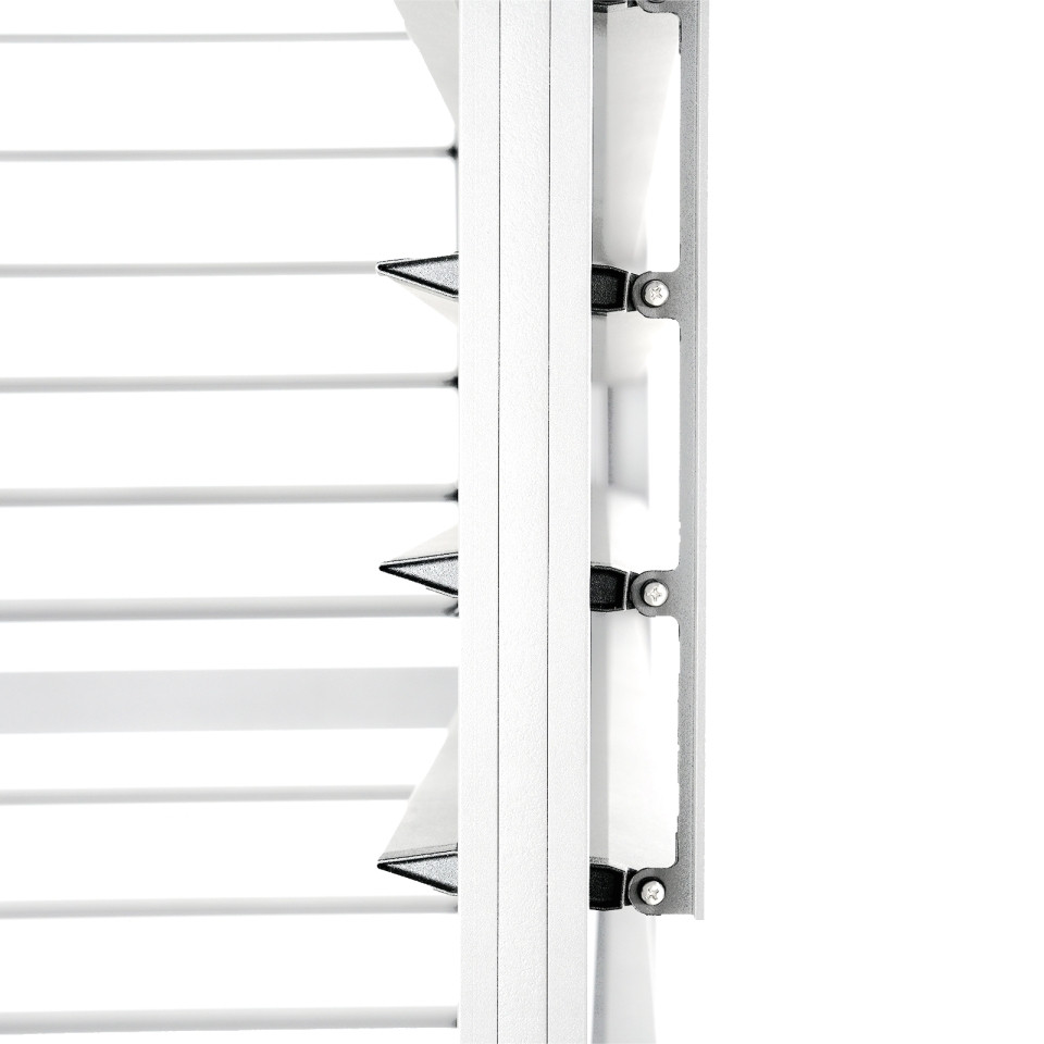 Titan 1.2 Aluminium Louvres Adjustable Side Wall for 3.6m