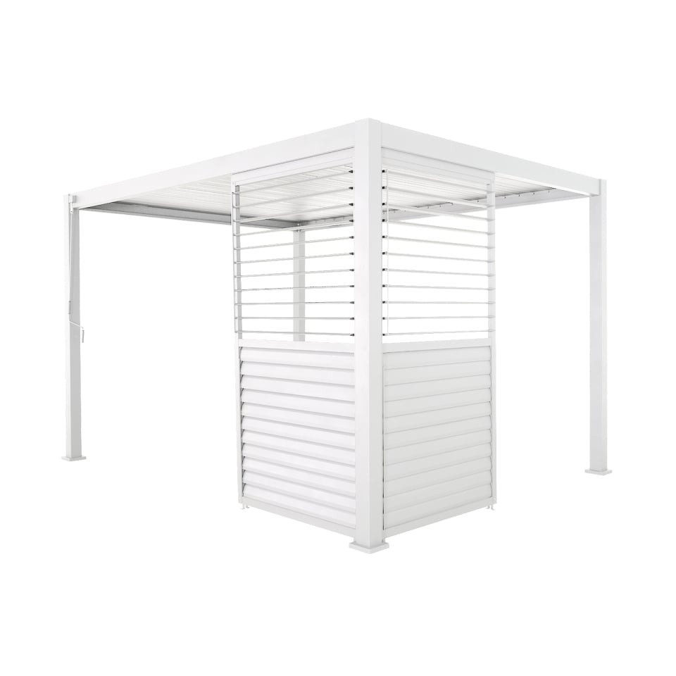 Titan 1.2 Aluminium Louvres Adjustable Side Wall for 3.6m