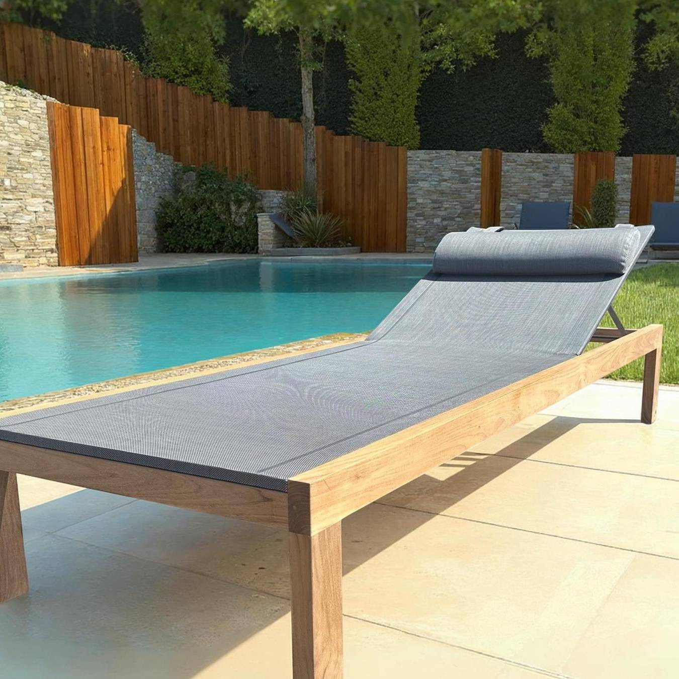 Sahara Sun Lounger - Certified Teak
