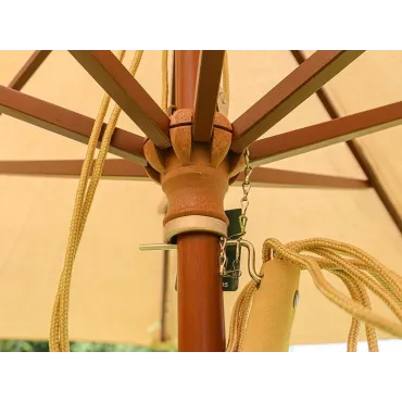Emerald 2.1M Dia Parasol - Certified Teak