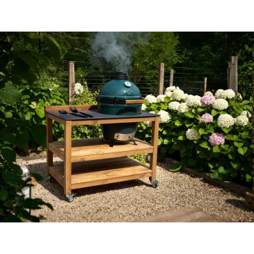 Big Green Egg Unit With Wheels - Bari