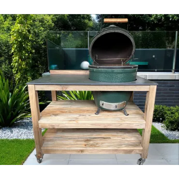 Big Green Egg Unit With Wheels - Bari