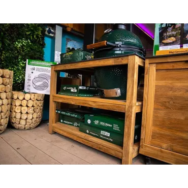 Big Green Egg Unit With Wheels - Bari