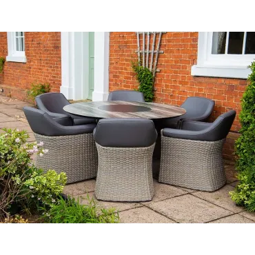 Meteor London 6 Chair Dining Set