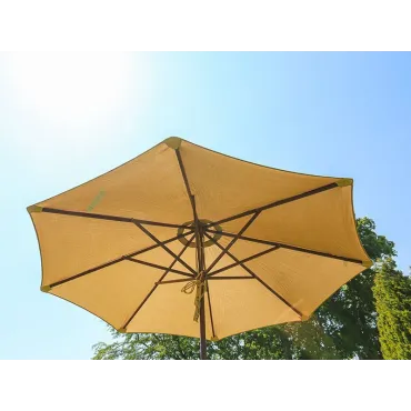 Emerald 2.1M Dia Parasol - Certified Teak