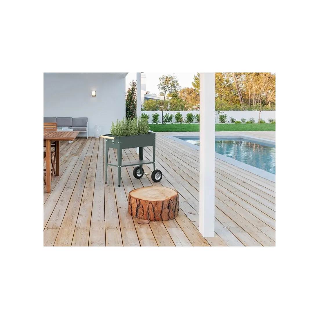 Urban Garden Trolley | Olive Green - 8 Urban Garden Trolley | Olive Green - 8