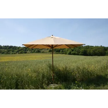 Bamboo 3.5m x 2.5m Rectangular Parasol Beige