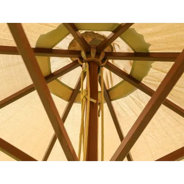 Emerald 2.1M Dia Parasol - Certified Teak