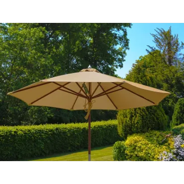 Emerald 2.1M Dia Parasol - Certified Teak