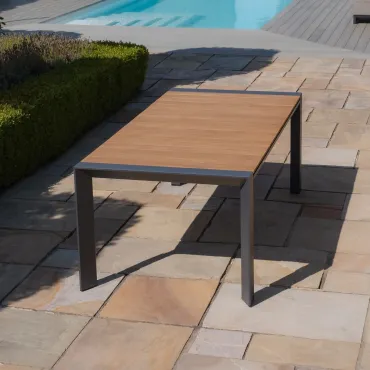 Jakarta Teak Extending 6 - 10 Seat Rectangular Dining Table  - 4