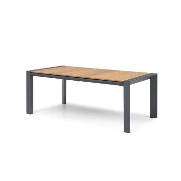 Jakarta Teak Extending 6 - 10 Seat Rectangular Dining Table  - 11