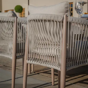 Havana Rope Weave 8 Seat Square Dining Set  - 5