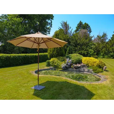 Emerald 2.1M Dia Parasol - Certified Teak