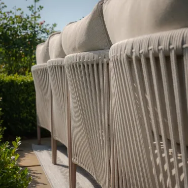 Havana Rope Weave Large Corner Sofa