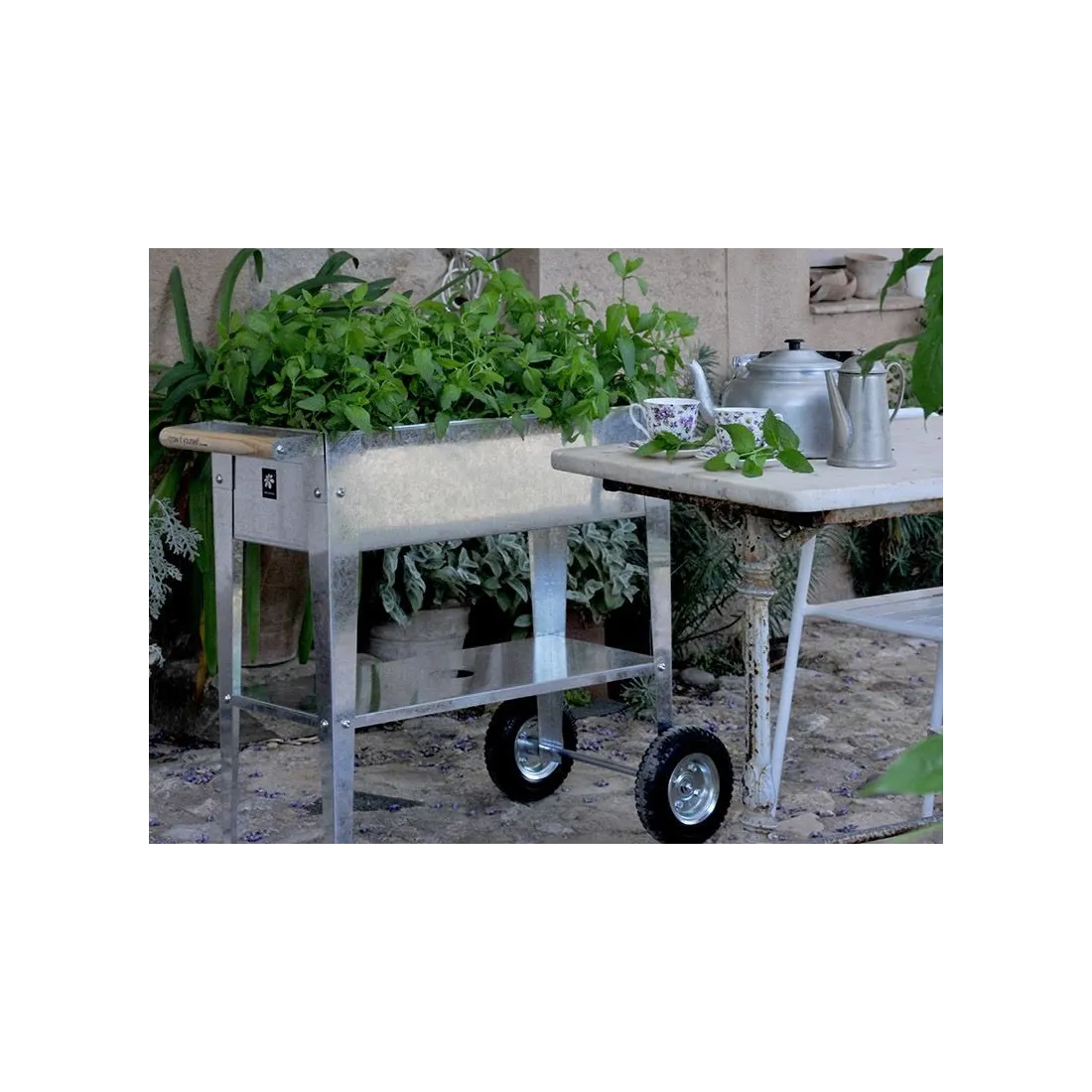 Urban Garden Trolley | Galvernised Urban Garden Trolley | Galvernised