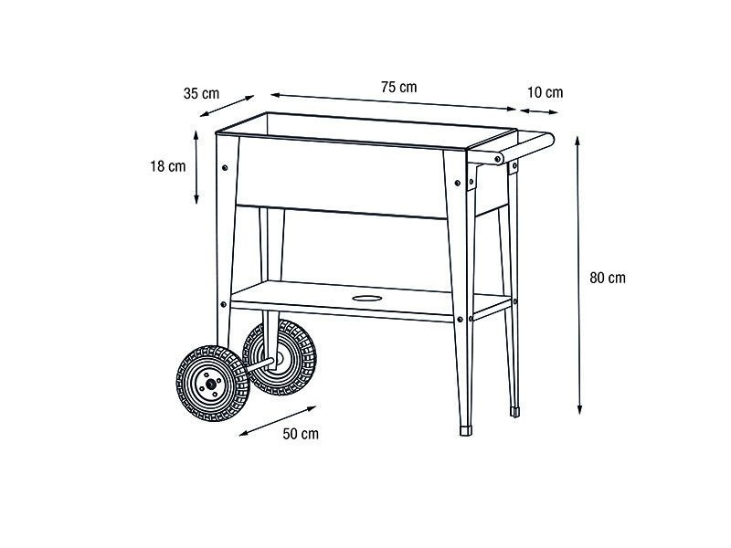 Urban Garden Trolley | Anthracite