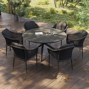 Santiago 6 Chair Dining Set  - 1