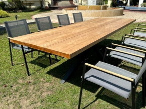 Aluminium Outdoor Dining Timor Marbella 8 Chair Dining Set | FSC® Certified