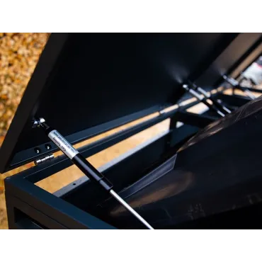 Storage Boxes Galvanized Steel Wheelie Bin Cover | Triple