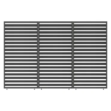 Solis 3M Pergola Pack of 3 Fixed Positioned Side Louvres