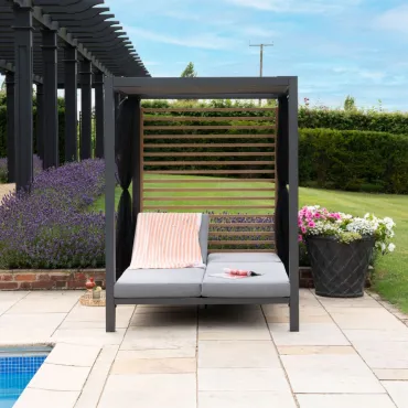 Alex Aluminium Four Poster Day Bed  - 42