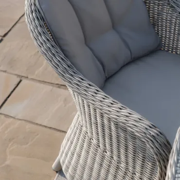 Oxford Heritage Dining Oxford 8 Seat Round Dining Set with Heritage Dining Chairs & Woven Lazy Susan