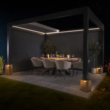 Solis 3m x 4m Aluminium Garden Pergola