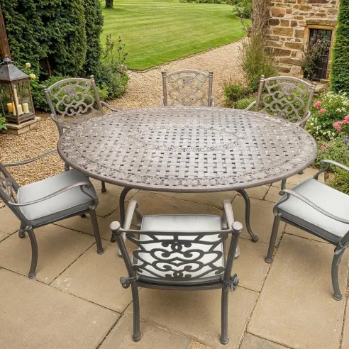 Casino 6 seater Oval table & chairs Set Casino 6 seater Oval table & chairs Set