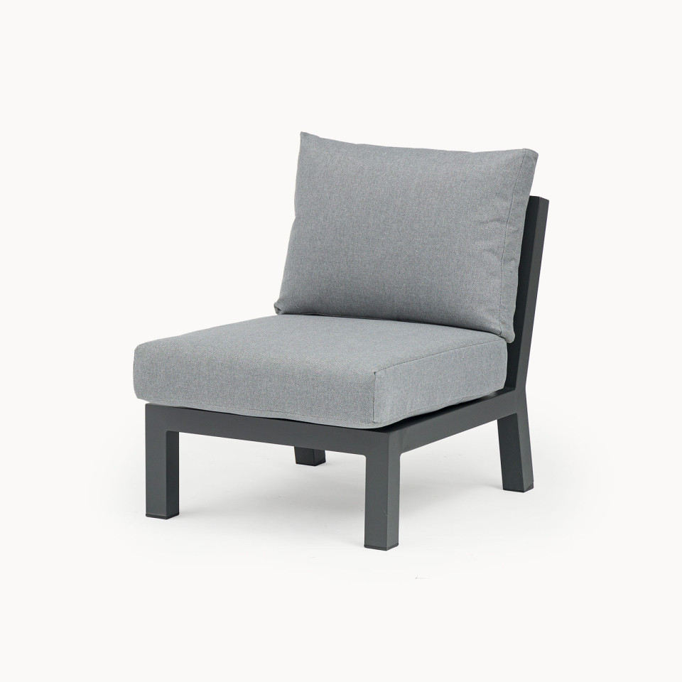 Emerson L-Shaped Aluminium Dining with Bench & Rising Table