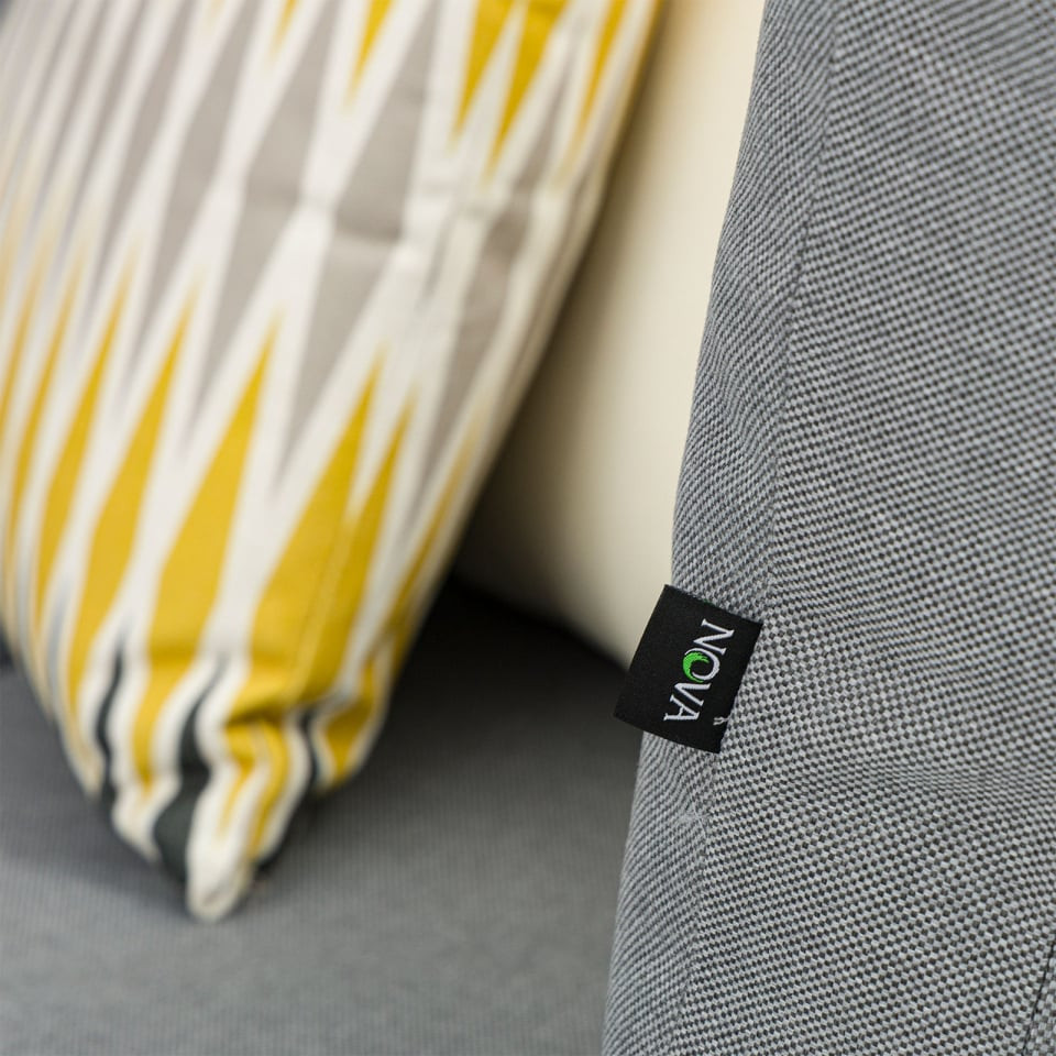 Emerson L-Shaped Aluminium Dining with Bench & Rising Table