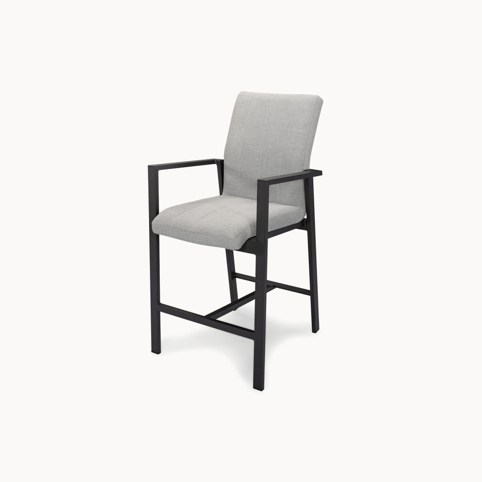 Ralph 6 Seat Fabric Aluminium High Dining