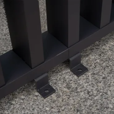 Titan Aluminium Vertical Louvre Side Panel Single Panel