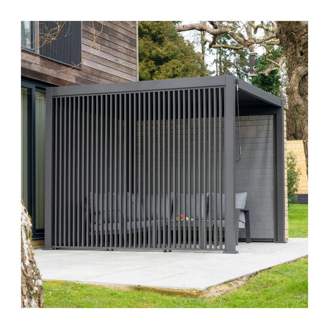 Titan Aluminium Vertical Louvre side panels set - 7 Titan Aluminium Vertical Louvre side panels set - 7