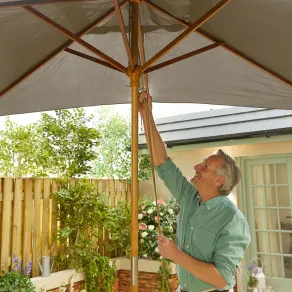 Dominica 3.0m x 2.0m Rectangular Wooden