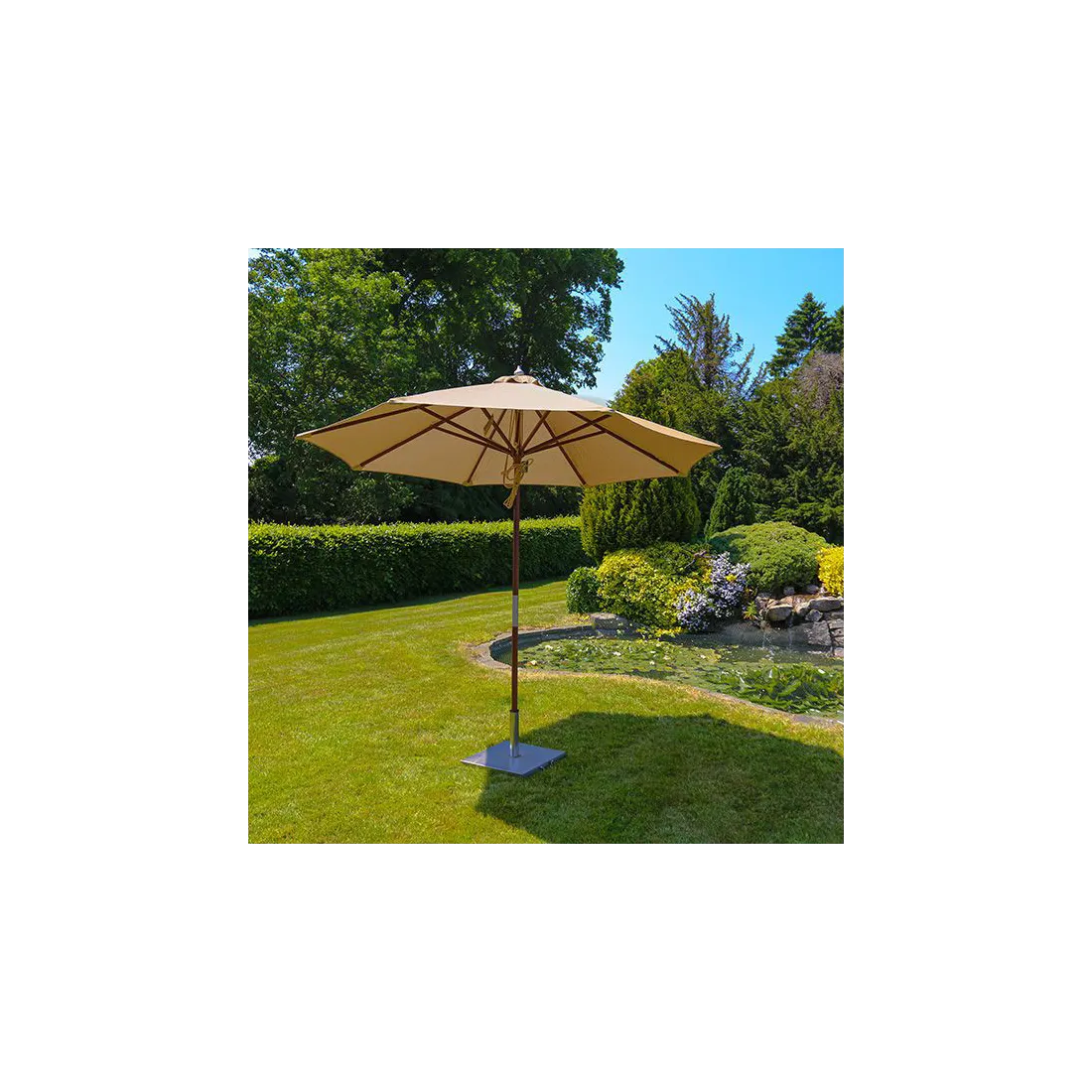 Emerald parasol - 270cm diameter